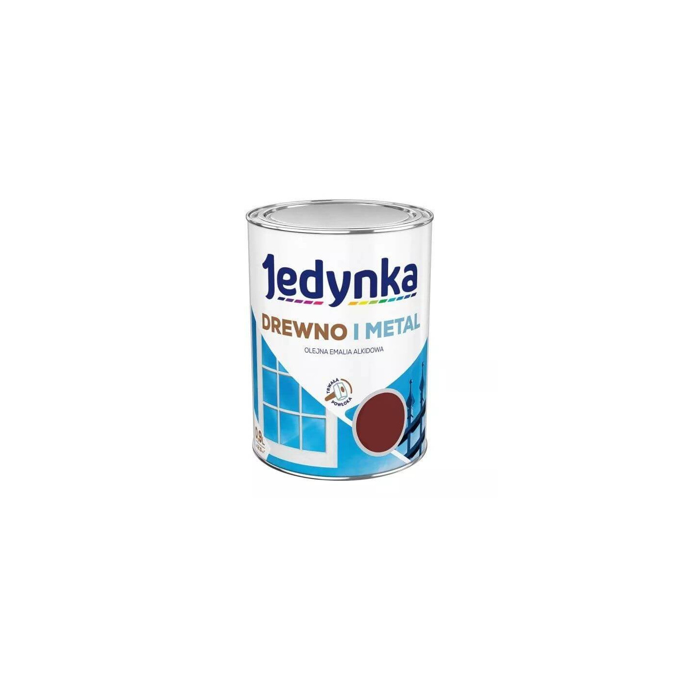 Farba Drewno I Metal Mahoń 0,9L Jedynka-Tikkurila Farba Drewno I Metal Mahoń 0,9L Jedynka-Tikkurila
