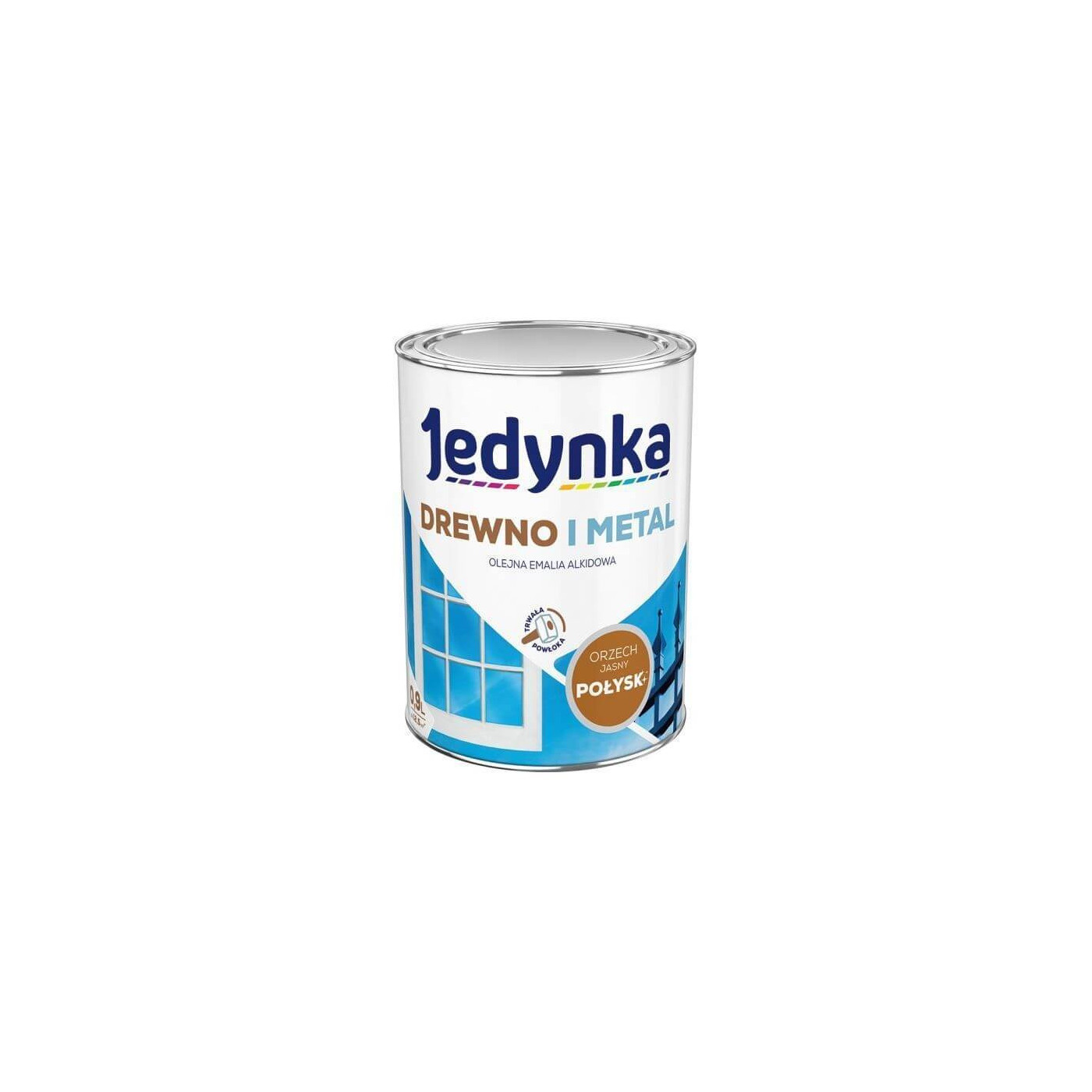 Farba Drewno I Metal Orzech Jasny 0,9L Jedynka-Tikkurila Farba Drewno I Metal Orzech Jasny 0,9L Jedynka-Tikkurila
