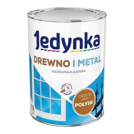 Farba Drewno I Metal Orzech Jasny 0,9L Jedynka-Tikkurila