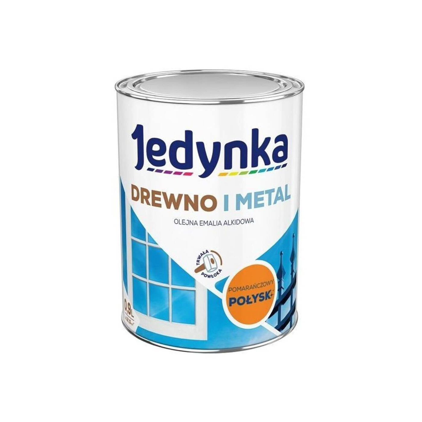 Farba Drewno I Metal Pomarańczowa 0,9L Jedynka-Tikkurila Farba Drewno I Metal Pomarańczowa 0,9L Jedynka-Tikkurila