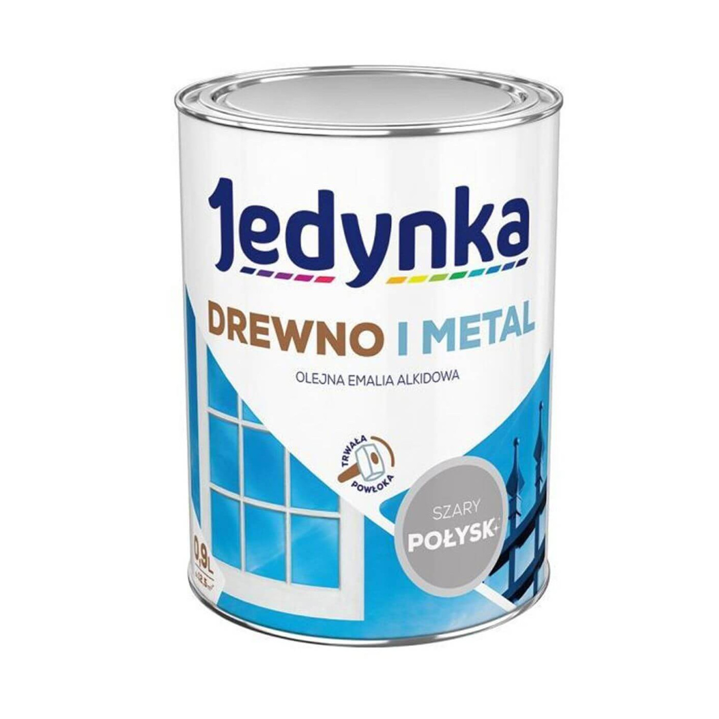 Farba Drewno I Metal Szary 0,9L Jedynka-Tikkurila Farba Drewno I Metal Szary 0,9L Jedynka-Tikkurila