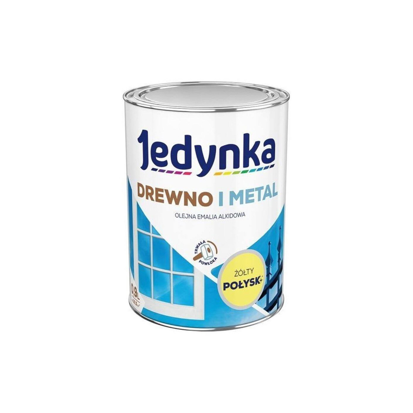 Farba Drewno I Metal Żółty 0,9L Jedynka-Tikkurila Farba Drewno I Metal Żółty 0,9L Jedynka-Tikkurila