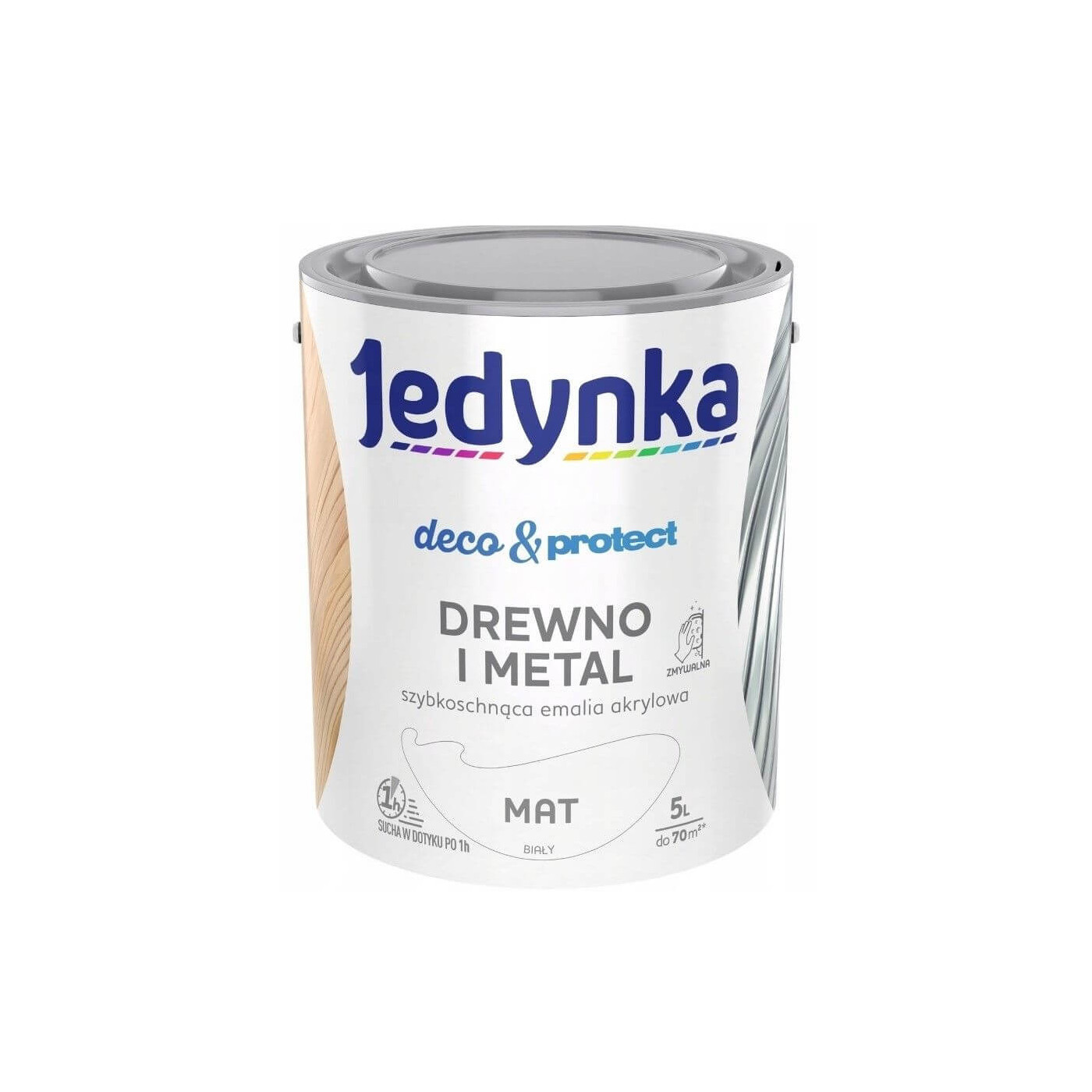 Farba Deco & Protect Drewno I Metal Biały Mat 5L Jedynka-Tikkurila Farba Deco & Protect Drewno I Metal Biały Mat 5L Jedynka-Tikkurila