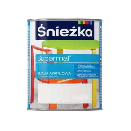 Emalia Akrylowa Supermal Baza A 4,7L Połysk Śnieżka