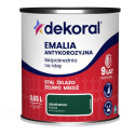 Emalia Antykorozyjna Zieleń Mchu Poł, 0,65L Dekoral Emalia Antykorozyjna Zieleń Mchu Poł, 0,65L Dekoral