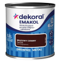 Emalia Olejno-Alkidowa Emakol Strong Brązowy Ciemny 0,2L Dekoral Emalia Olejno-Alkidowa Emakol Strong Brązowy Ciemny 0,2L Dekoral