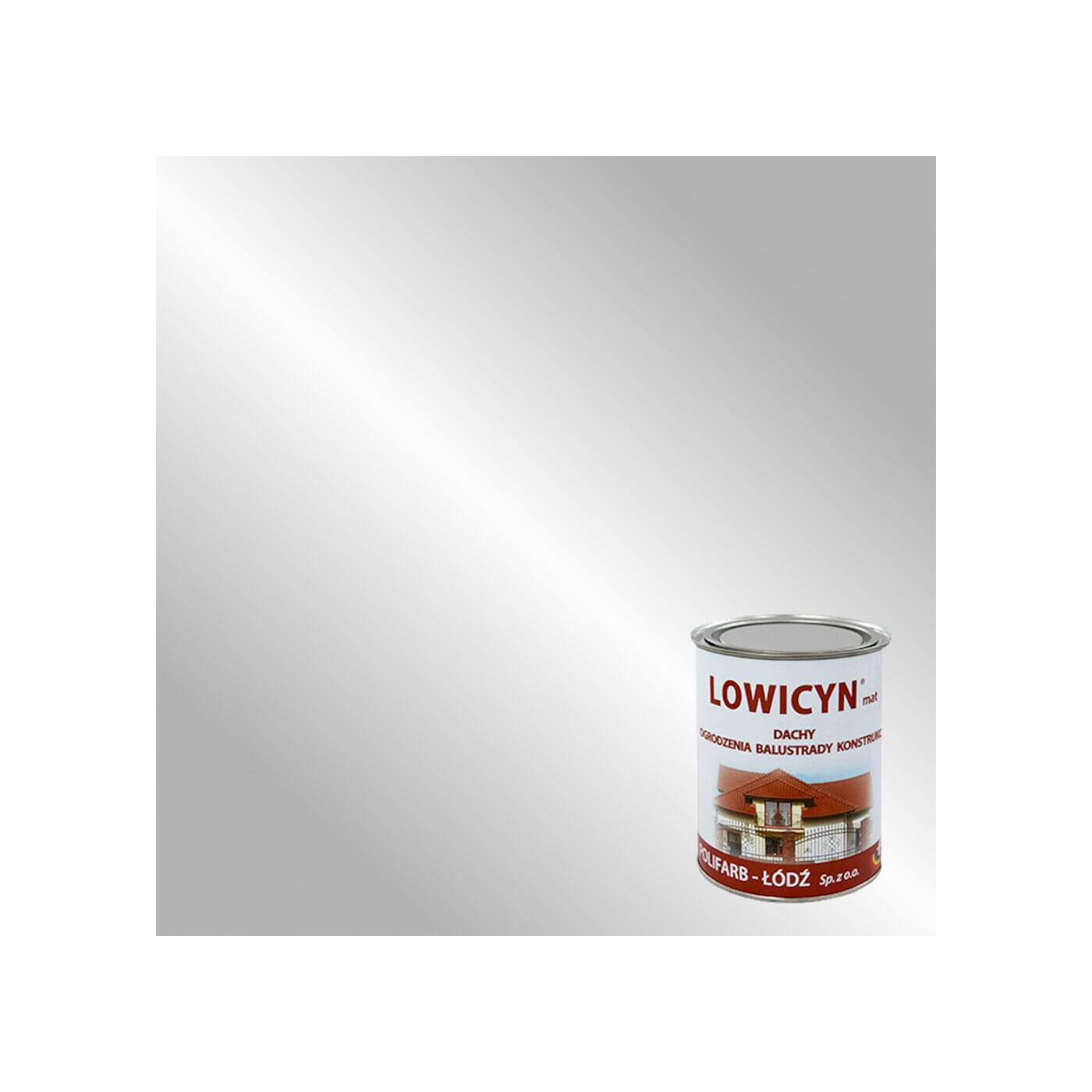 Farba Lowicyn Aluminiowy 5L Polifarb Łódź Farba Lowicyn Aluminiowy 5L Polifarb Łódź
