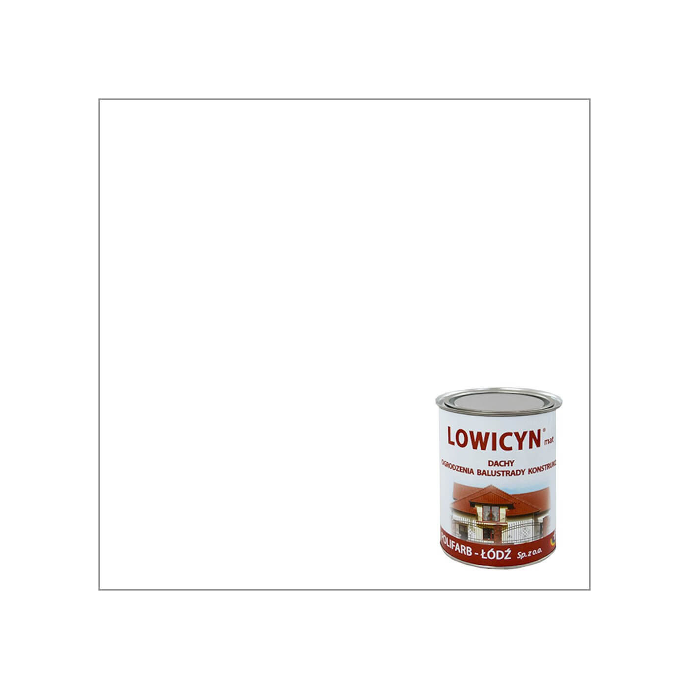 Farba Lowicyn Biały 5L Polifarb Łódź Farba Lowicyn Biały 5L Polifarb Łódź