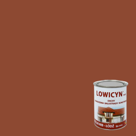 Farba Lowicyn Ceglasta 10L Polifarb Łódź