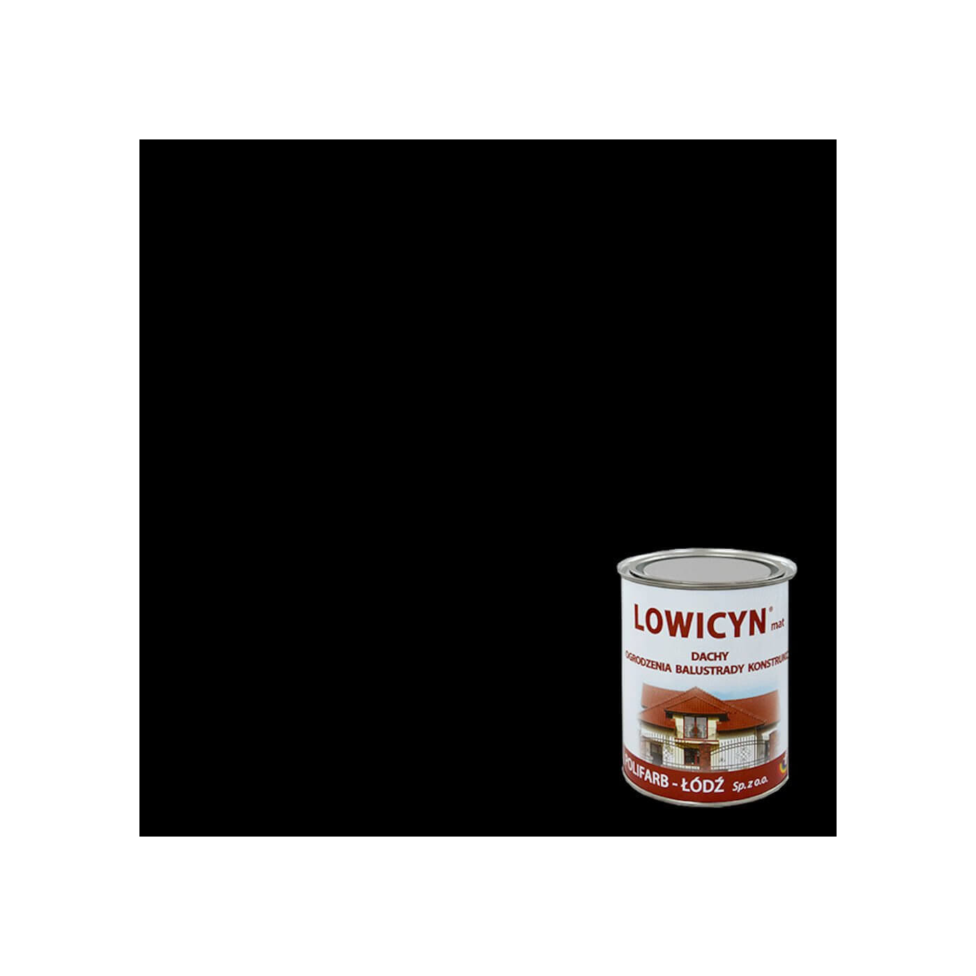 Farba Lowicyn Czarny 10L Polifarb Łódź Farba Lowicyn Czarny 10L Polifarb Łódź