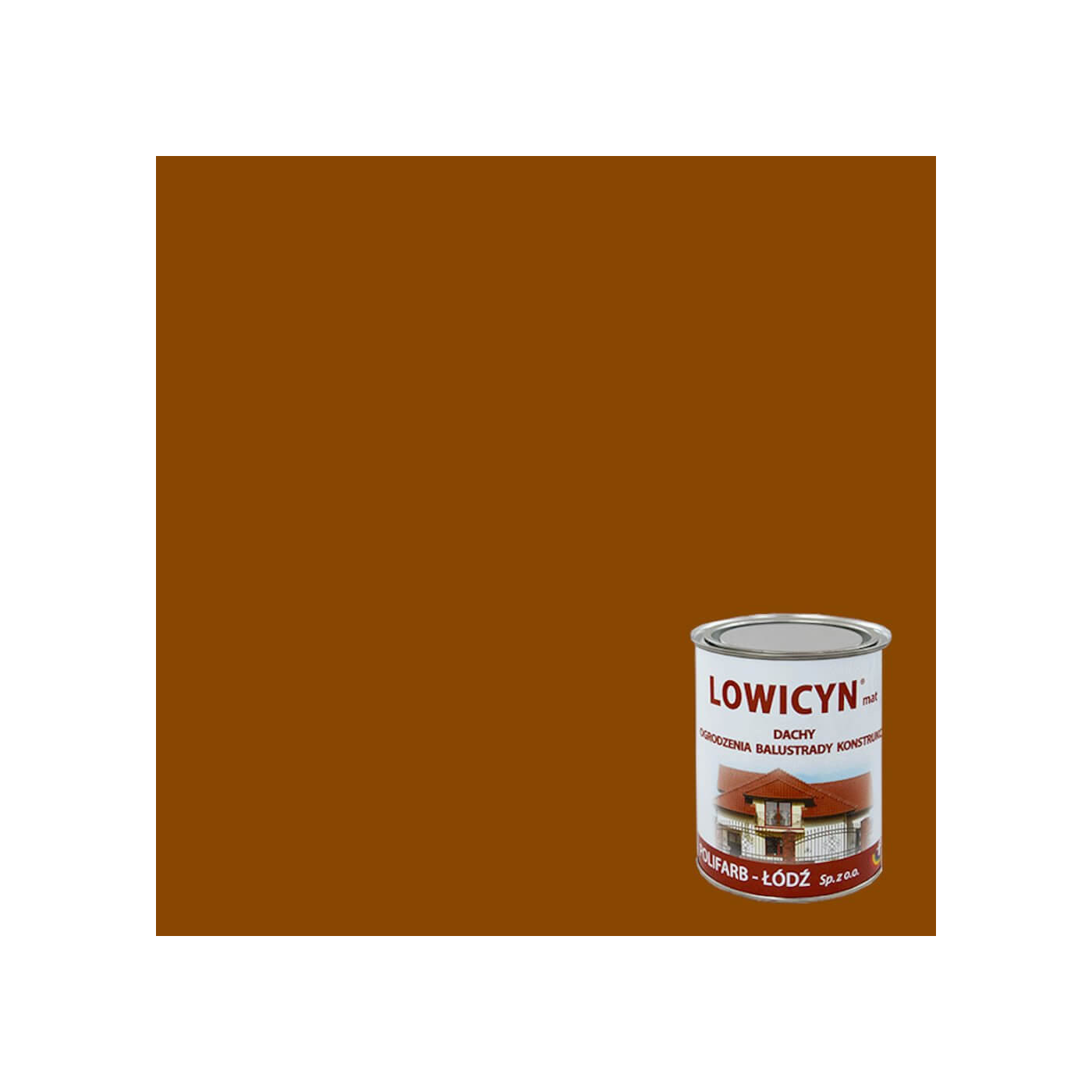 Farba Lowicyn Czerwony Tlenkowy 10L Polifarb Łódź Farba Lowicyn Czerwony Tlenkowy 10L Polifarb Łódź