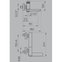 Bateria Wannowa Ścienna Mis 56115453 Palazzani Bateria Wannowa Ścienna Mis 56115453 Palazzani