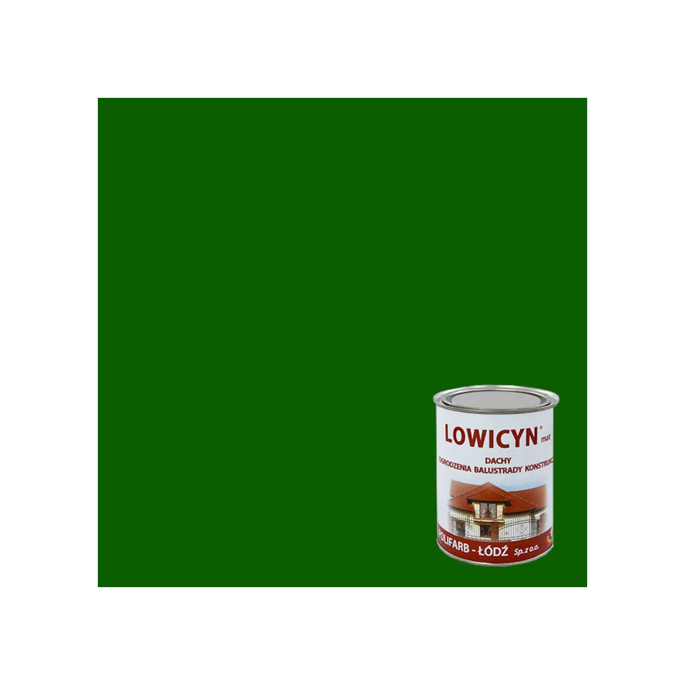 Farba Lowicyn Zielony Ciemny 5L Polifarb Łódź Farba Lowicyn Zielony Ciemny 5L Polifarb Łódź