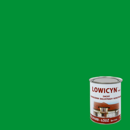 Farba Lowicyn Zielona Mięta 0,8L Polifarb Łódź