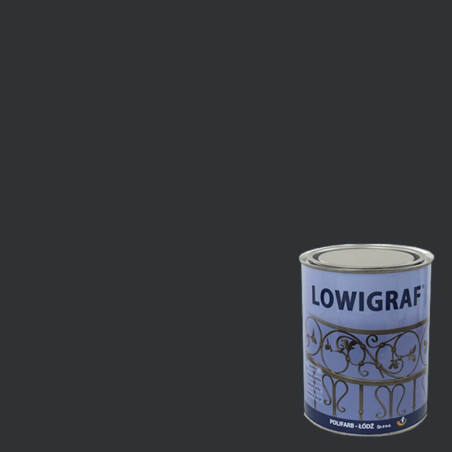 Farba Lowigraf Szara Grafitowa 0,8L Polifarb Łódź