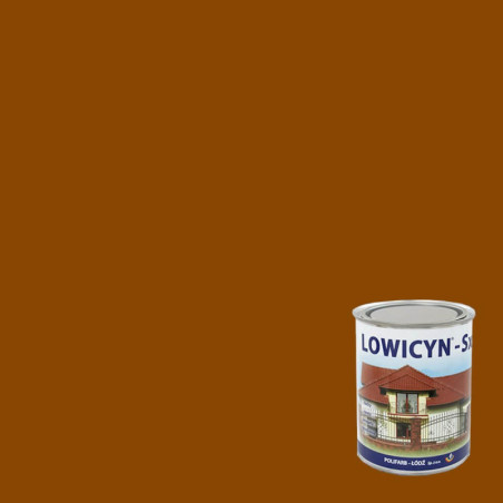 Farba Lowicyn-Sx Czerwona Tlenkowa 0,8L Polifarb Łódź