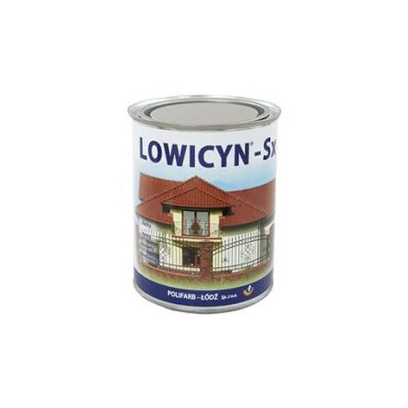 Farba Lowicyn-Sx Czerwona Tlenkowa 10L Polifarb Łódź