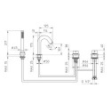 Bateria Wannowa 4-otworowa Mimo 12108910 Palazzani Bateria Wannowa 4-otworowa Mimo 12108910 Palazzani