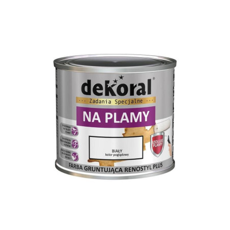 Farba Gruntująca Renostyl Plus Biała Mat 0,4L Dekoral