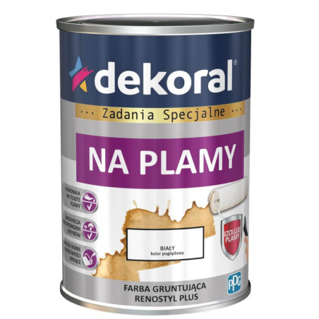 Farba Gruntująca Renostyl Plus Biała Mat 0,9L Dekoral