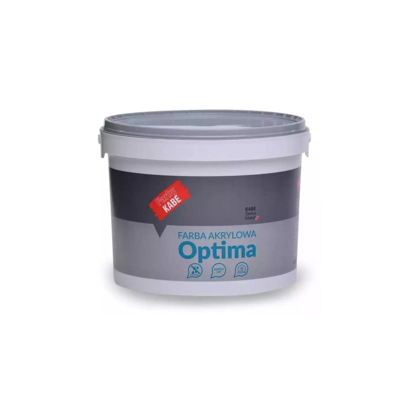 Farba Akrylowa Optima Baza A 10L Kabe Farba Akrylowa Optima Baza A 10L Kabe