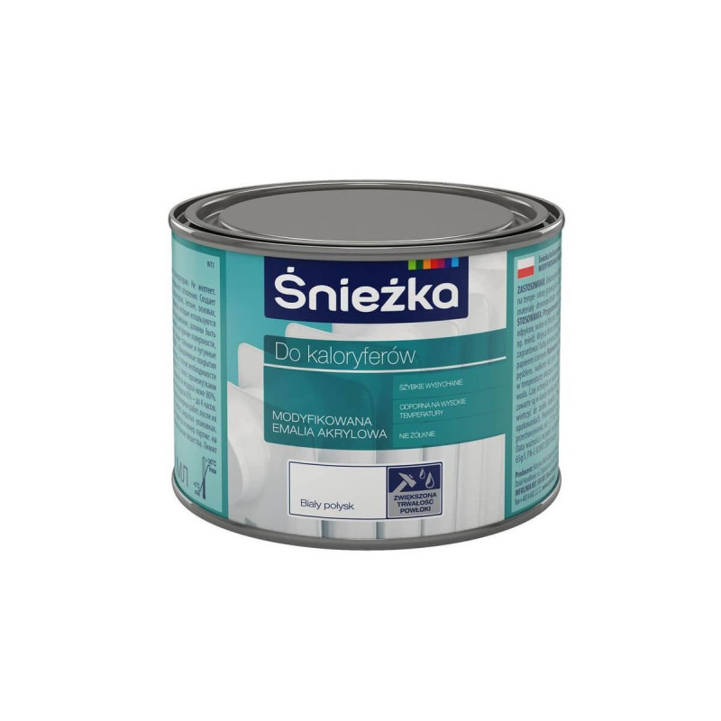 Śnieżka Do Kaloryferów Biała 0,4L Śnieżka Do Kaloryferów Biała 0,4L