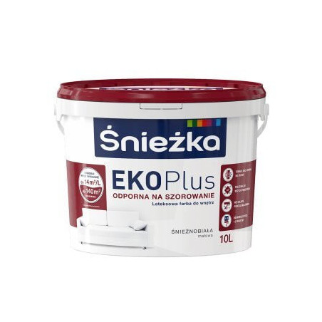 Farba Lateksowa Eko Plus Mat 1L Śnieżka