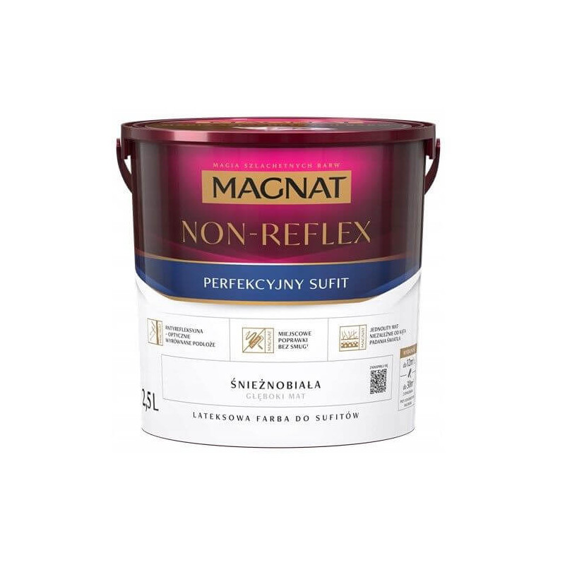Farba Lateksowa Non-Reflex 2,5L Magnat Farba Lateksowa Non-Reflex 2,5L Magnat