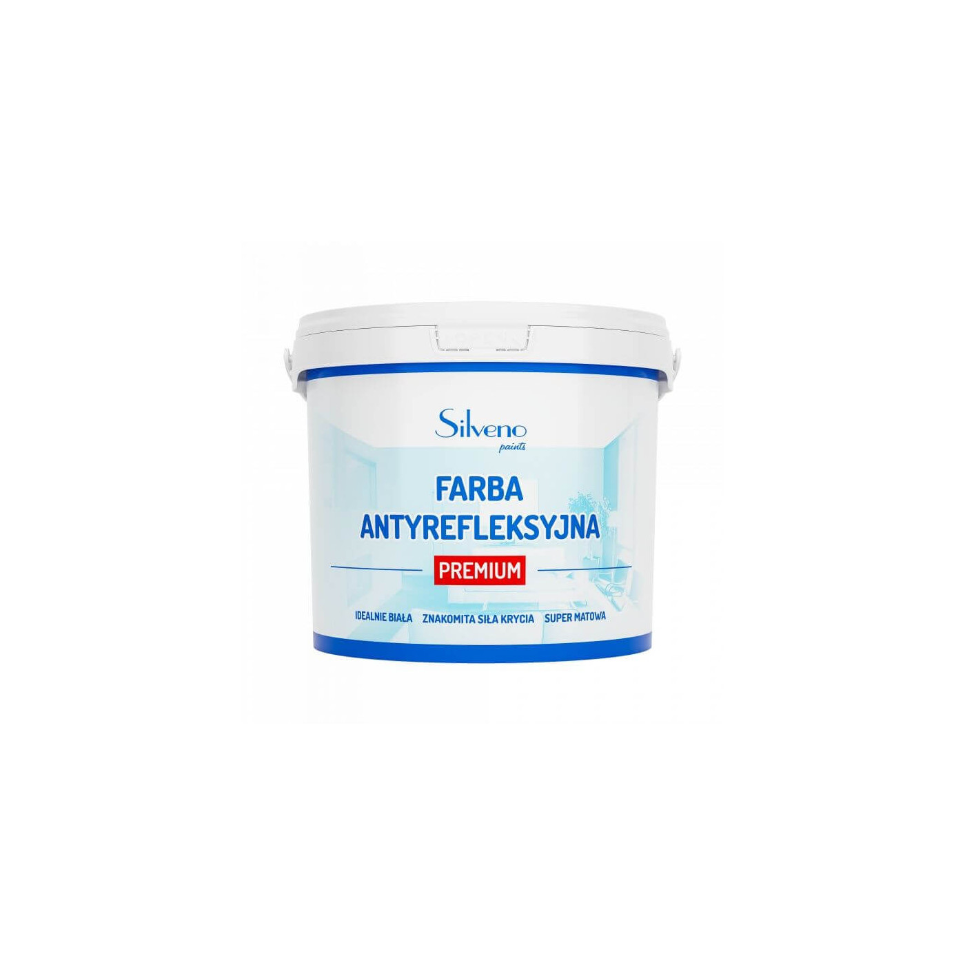 Farba Antyrefleksyjna Premium 10L Silveno Farba Antyrefleksyjna Premium 10L Silveno