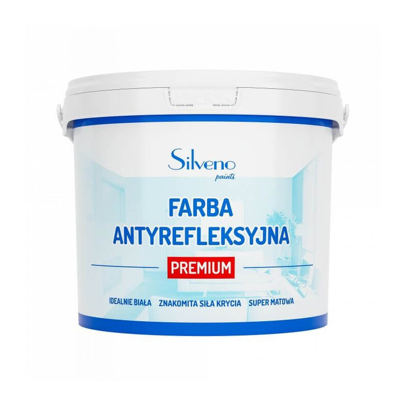 Farba Antyrefleksyjna Premium 10L Silveno Farba Antyrefleksyjna Premium 10L Silveno