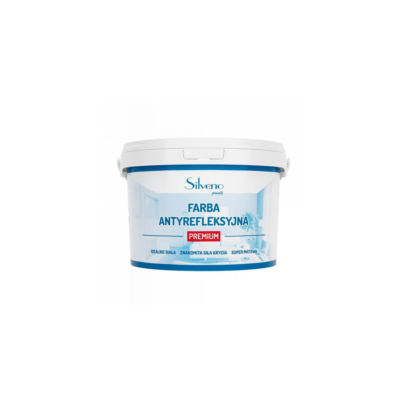Farba Antyrefleksyjna Premium 2,5L Silveno Farba Antyrefleksyjna Premium 2,5L Silveno