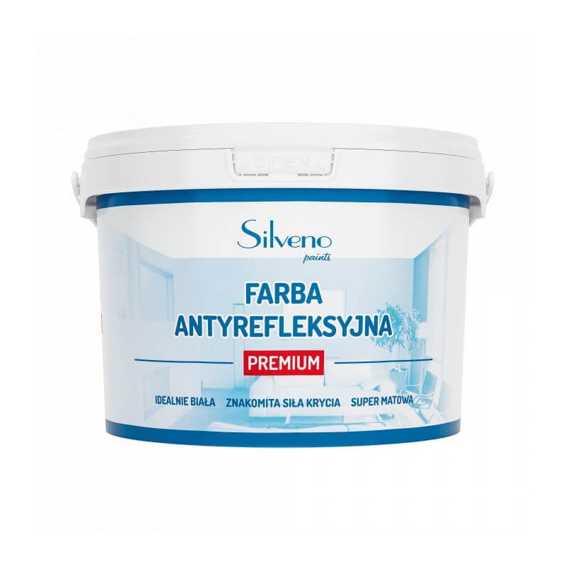 Farba Antyrefleksyjna Premium 2,5L Silveno Farba Antyrefleksyjna Premium 2,5L Silveno