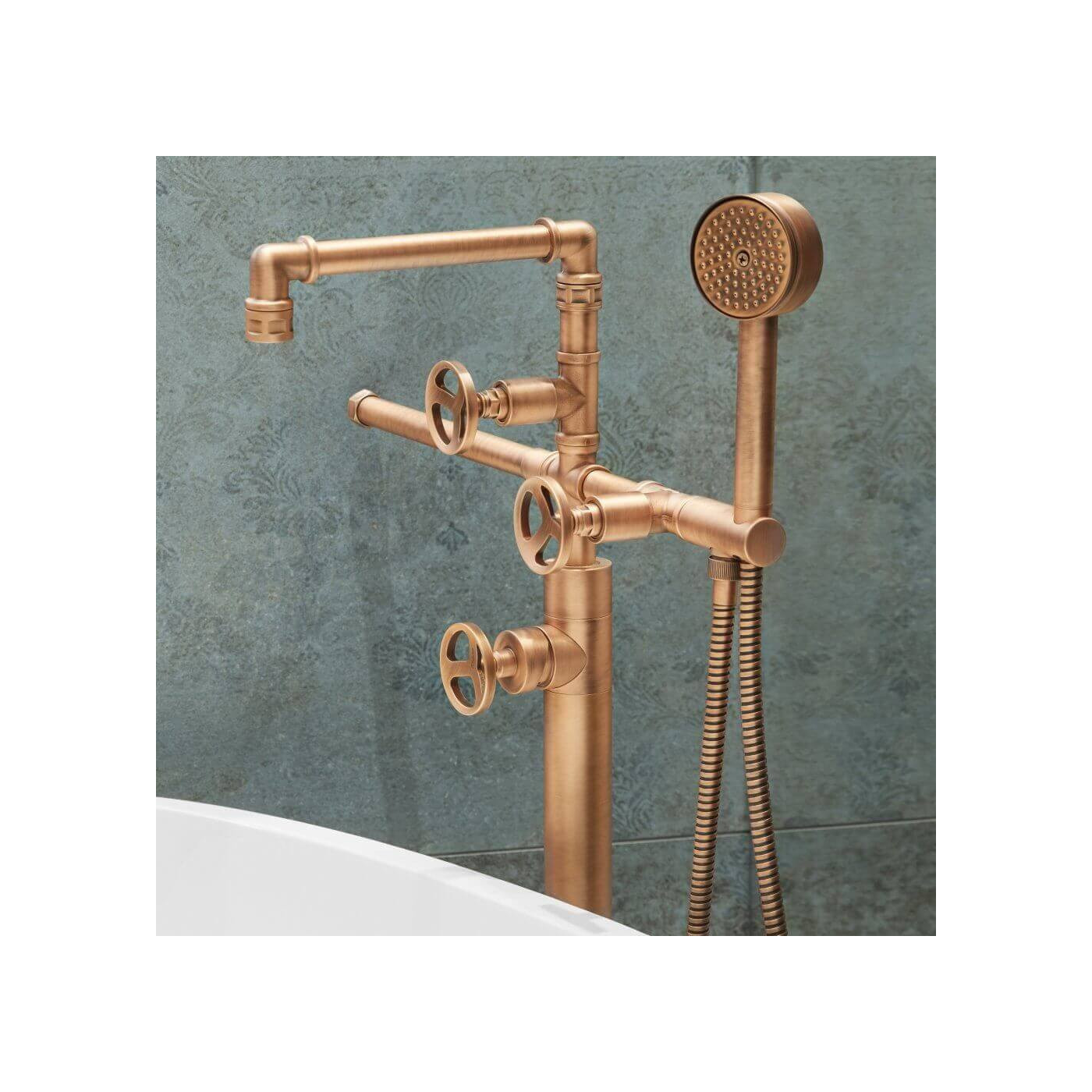 Bateria Wannowa Stojąca Zcfabrica Rame Opaco F63ORH Zanetti Chini Bateria Wannowa Stojąca Zcfabrica Rame Opaco F63ORH Zanetti Chini