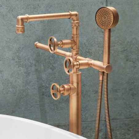 Bateria Wannowa Stojąca Zcfabrica Rame Opaco F63ORH Zanetti Chini