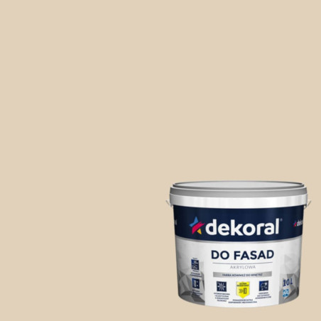 Farba Akrylowa Do Fasad Polinit Brąz Kawowy 1L Dekoral