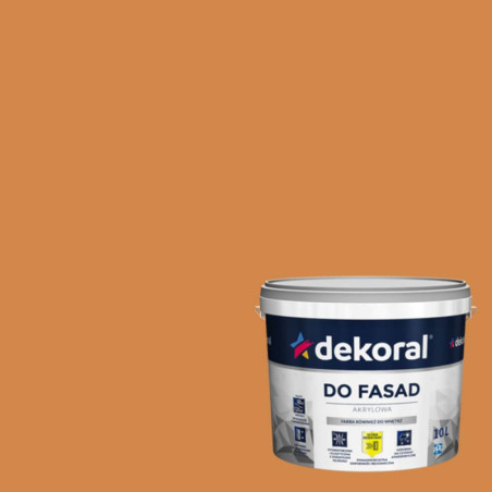 Farba Akrylowa Do Fasad Polinit Bursztyn 1L Dekoral