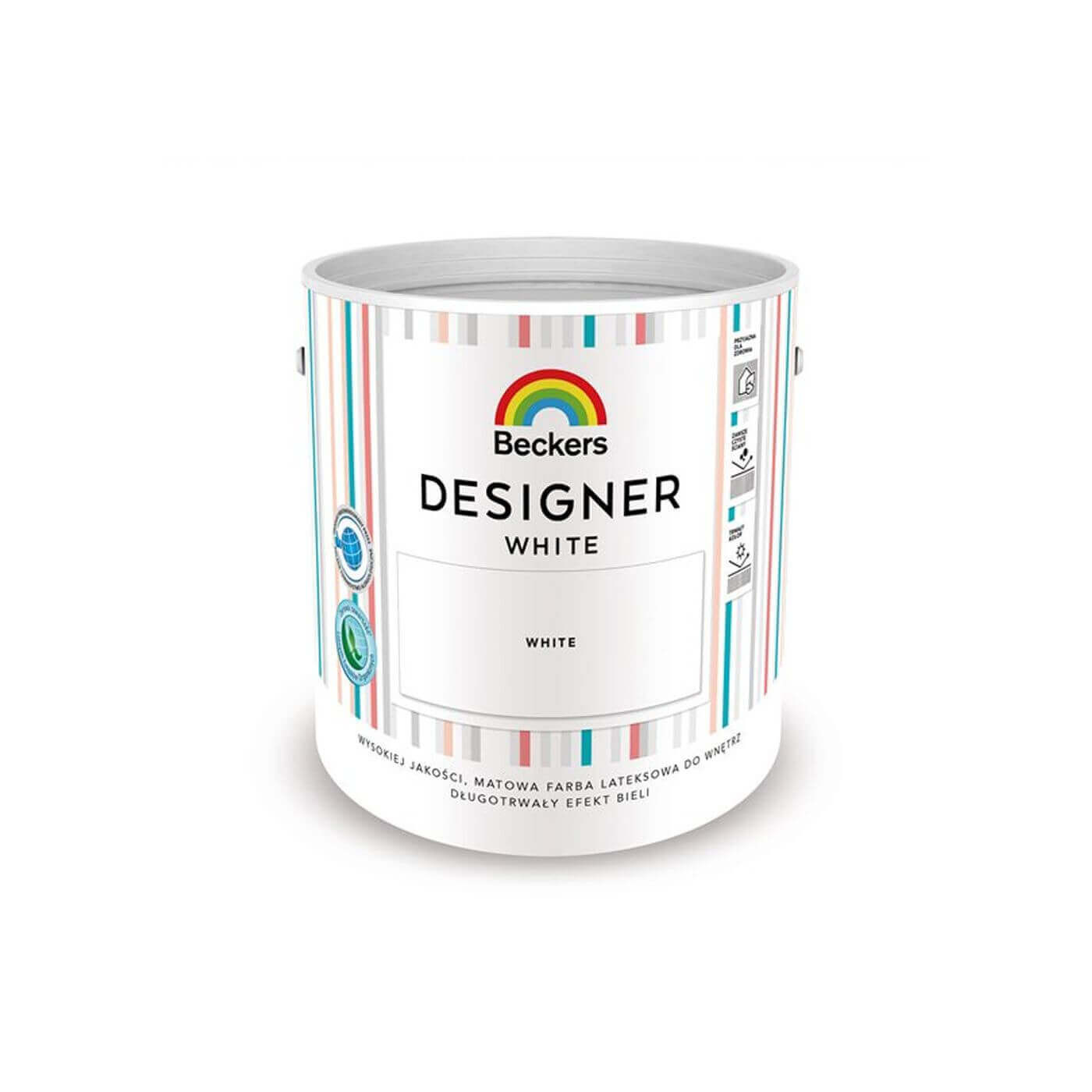 Farba Lateksowa Designer White 5L Beckers Farba Lateksowa Designer White 5L Beckers