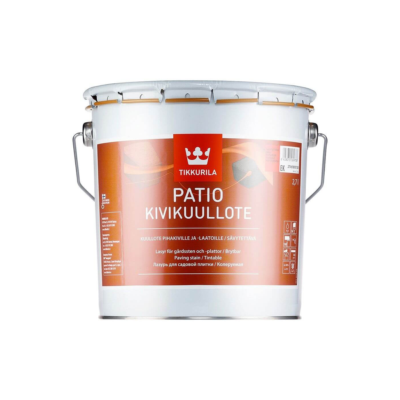 Bejca Do Kostek I Płyt Patio Kivikuullote Baza EK 2,7L Tikkurila Bejca Do Kostek I Płyt Patio Kivikuullote Baza EK 2,7L Tikkurila