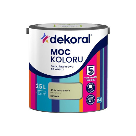 Farba Moc Koloru Drzewo Oliwne 2,5L Dekoral