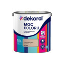 Farba Moc Koloru Karmelowy Beż 2,5L Dekoral Farba Moc Koloru Karmelowy Beż 2,5L Dekoral
