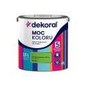 Farba Moc Koloru Zdecydowanie Zielony 2,5L Dekoral Farba Moc Koloru Zdecydowanie Zielony 2,5L Dekoral