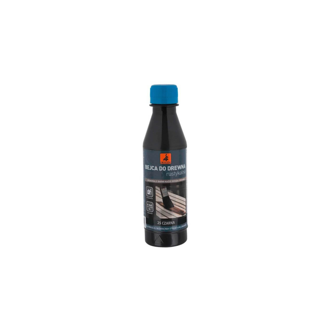 Bejca Do Drewna Rustykalna Czarny 0,2L Dragon Bejca Do Drewna Rustykalna Czarny 0,2L Dragon