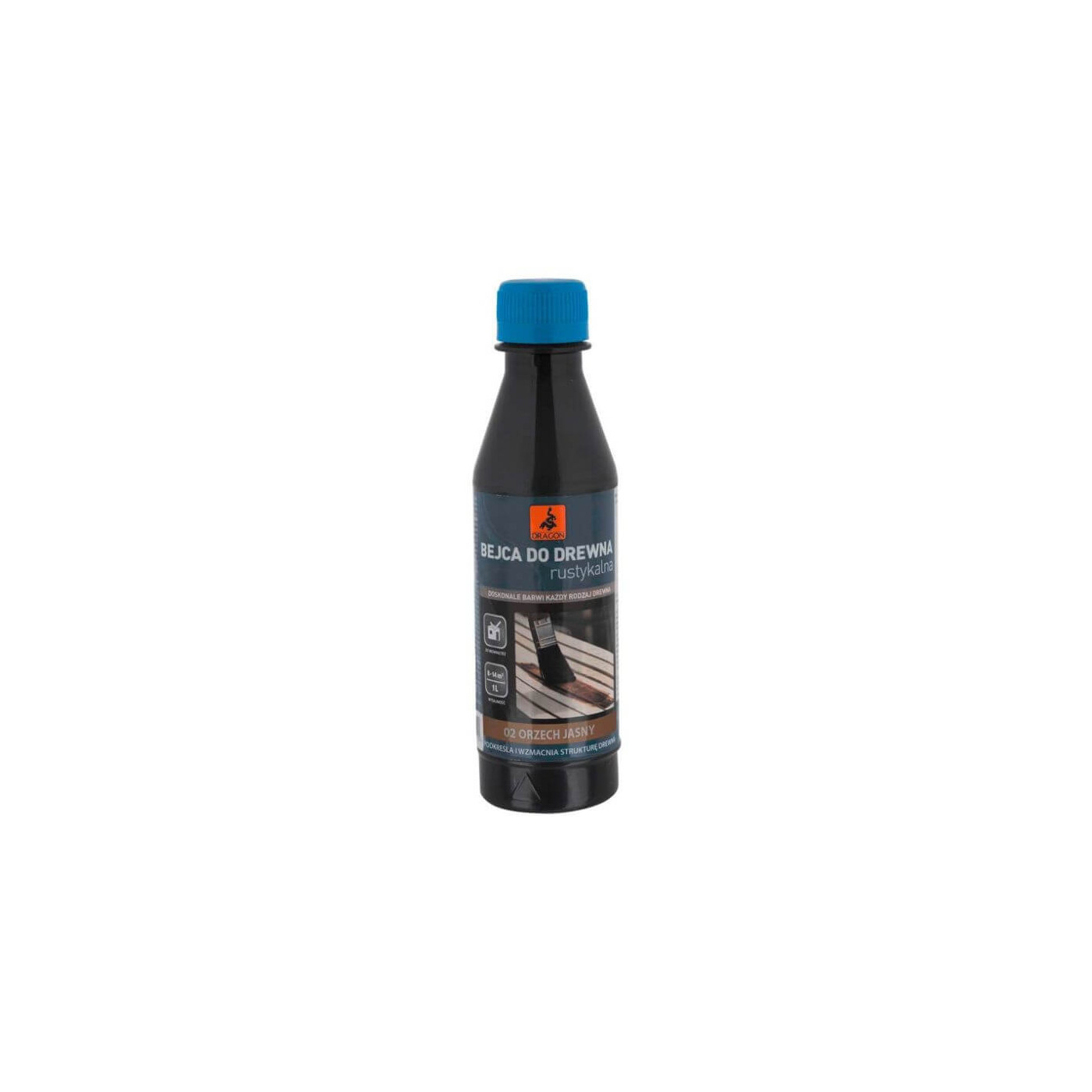 Bejca Do Drewna Rustykalna Orzech Jasny 0,2L Dragon Bejca Do Drewna Rustykalna Orzech Jasny 0,2L Dragon