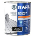 Farba Na Dach Radach 0,75L Czarny Połysk RAL 9005 Rafil Farba Na Dach Radach 0,75L Czarny Połysk RAL 9005 Rafil