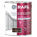 Farba Do Bram i Ogrodzeń Rafil Brąz Czekoladowy Półmat 3L RAL 8017 Rafil Farba Do Bram i Ogrodzeń Rafil Brąz Czekoladowy Półmat 3L RAL 8017 Rafil