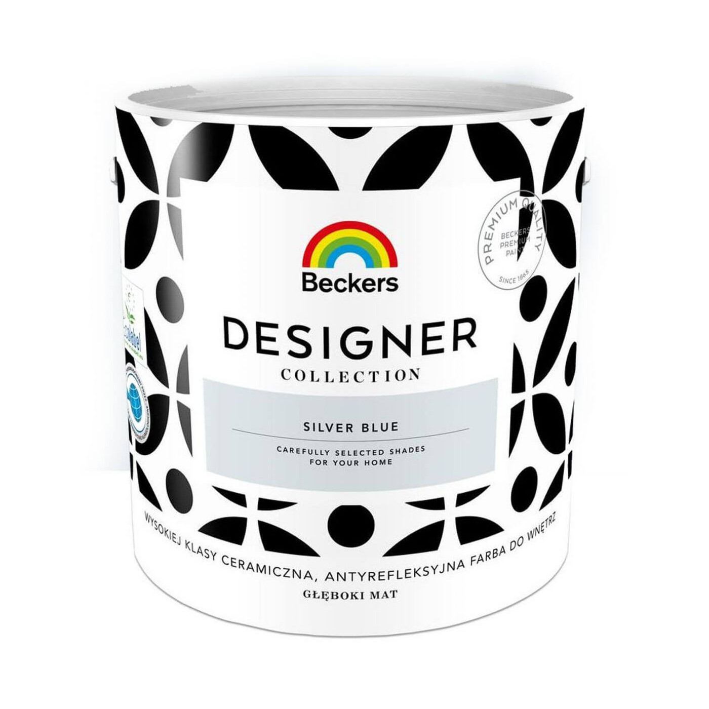 Farba Ceramiczna Designer Collection Silver Blue 2,5L Beckers Farba Ceramiczna Designer Collection Silver Blue 2,5L Beckers