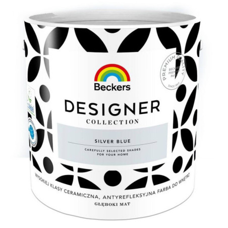 Farba Ceramiczna Designer Collection Silver Blue 2,5L Beckers