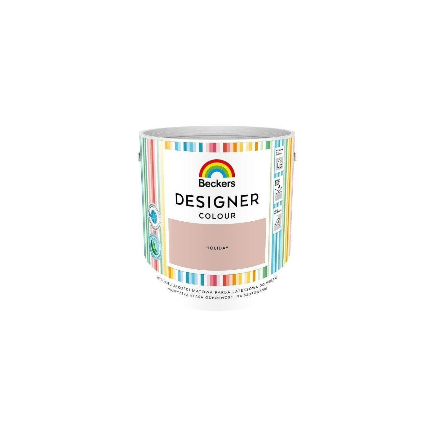 Farba Lateksowa Designer Colour Holiday 2,5L Beckers Farba Lateksowa Designer Colour Holiday 2,5L Beckers