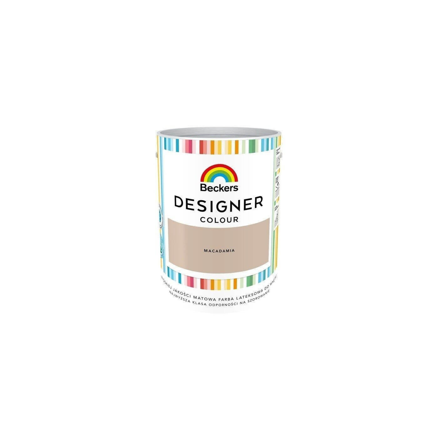 Farba Lateksowa Designer Colour Macadamia 5L Beckers Farba Lateksowa Designer Colour Macadamia 5L Beckers