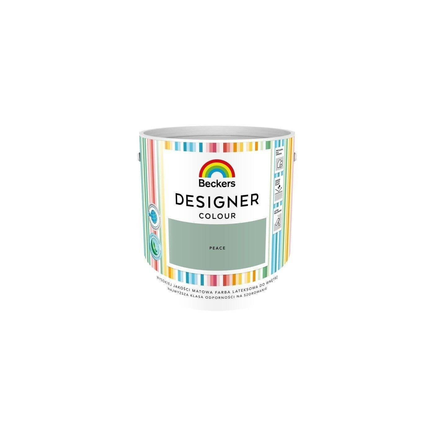 Farba Lateksowa Designer Colour 2,5L Peace Beckers Farba Lateksowa Designer Colour 2,5L Peace Beckers
